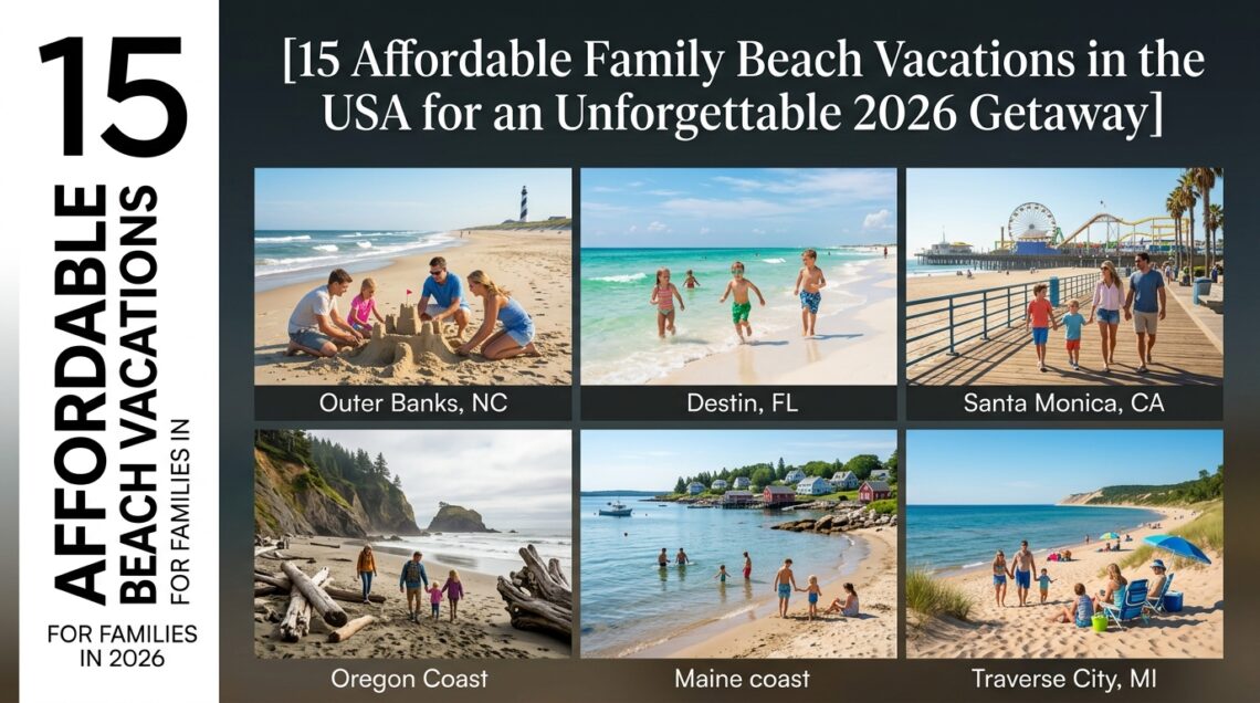 15 Affordable Family Beach Vacations in the USA for an Unforgettable 2026 Getaway