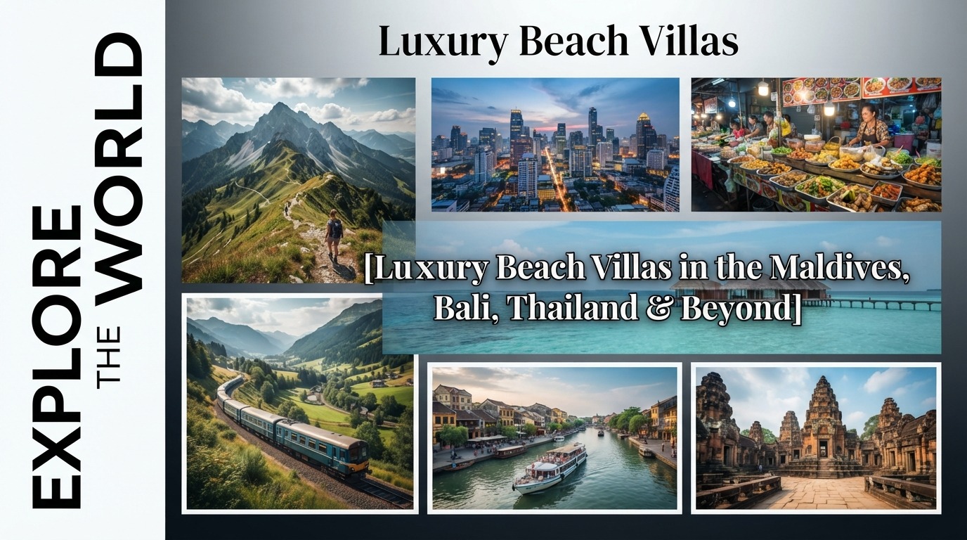 Luxury Beach Villas in the Maldives, Bali, Thailand & Beyond