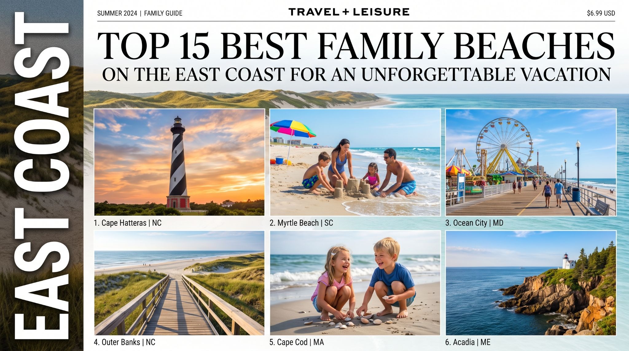 Top 15 Best Family Beaches on the East Coast for an Unforgettable Vacation
