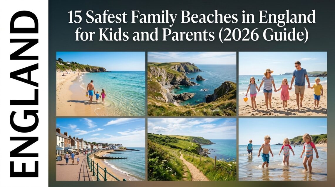 15 Safest Family Beaches in England for Kids and Parents (2026 Guide)