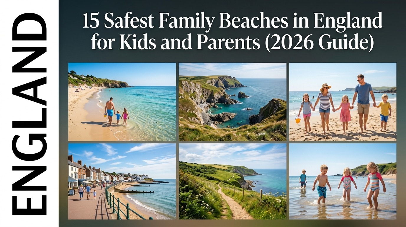 15 Safest Family Beaches in England for Kids and Parents (2026 Guide)