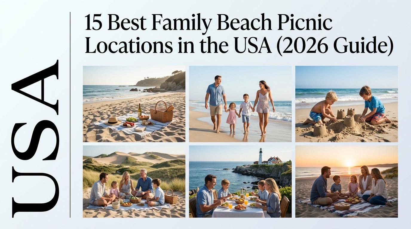 15 Best Family Beach Picnic Locations in the USA (2026 Guide)