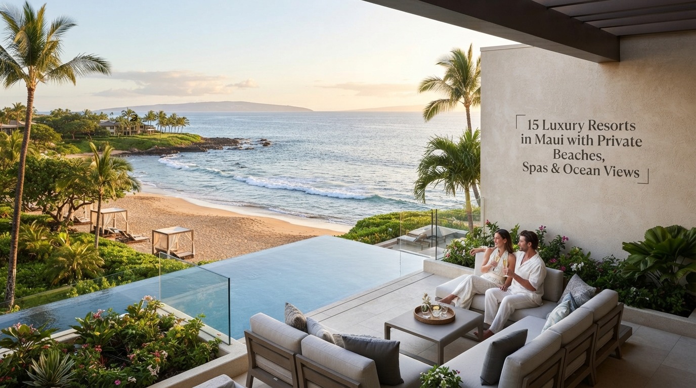 15 Luxury Resorts in Maui with Private Beaches, Spas & Ocean Views