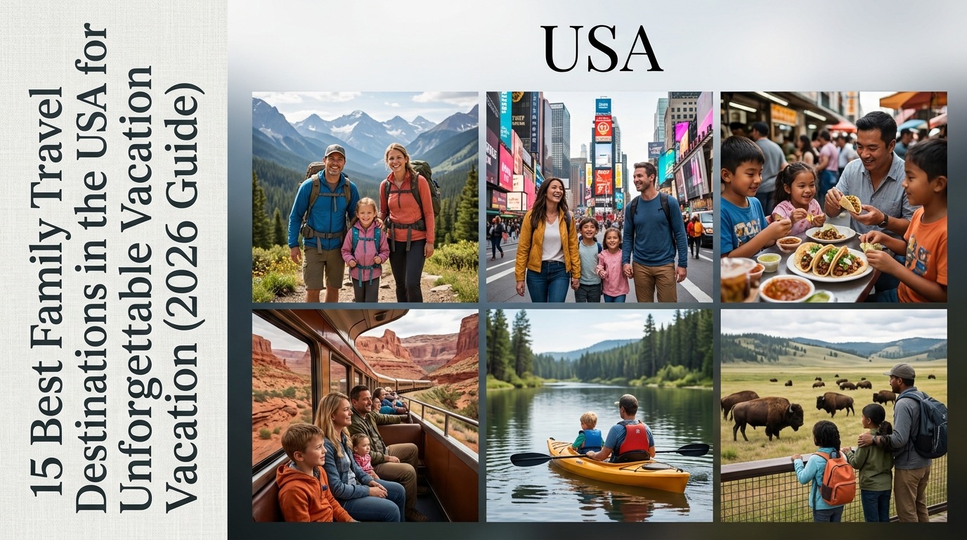 15 Best Family Travel Destinations in the USA for an Unforgettable Vacation (2026 Guide)
