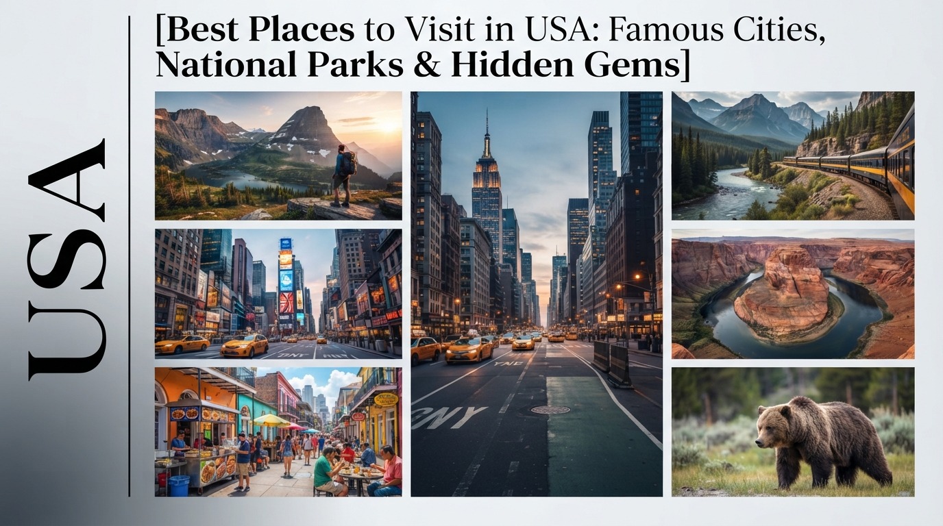 Best Places to Visit in USA: Famous Cities, National Parks & Hidden Gems