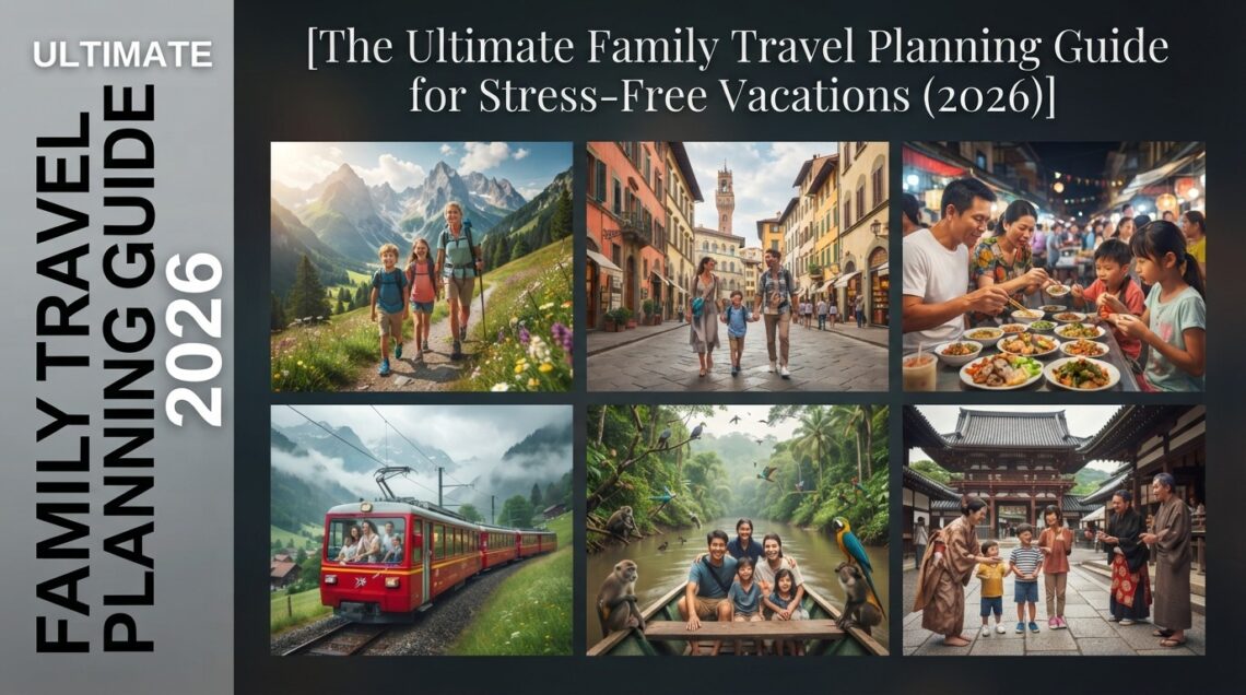 The Ultimate Family Travel Planning Guide for Stress-Free Vacations (2026)