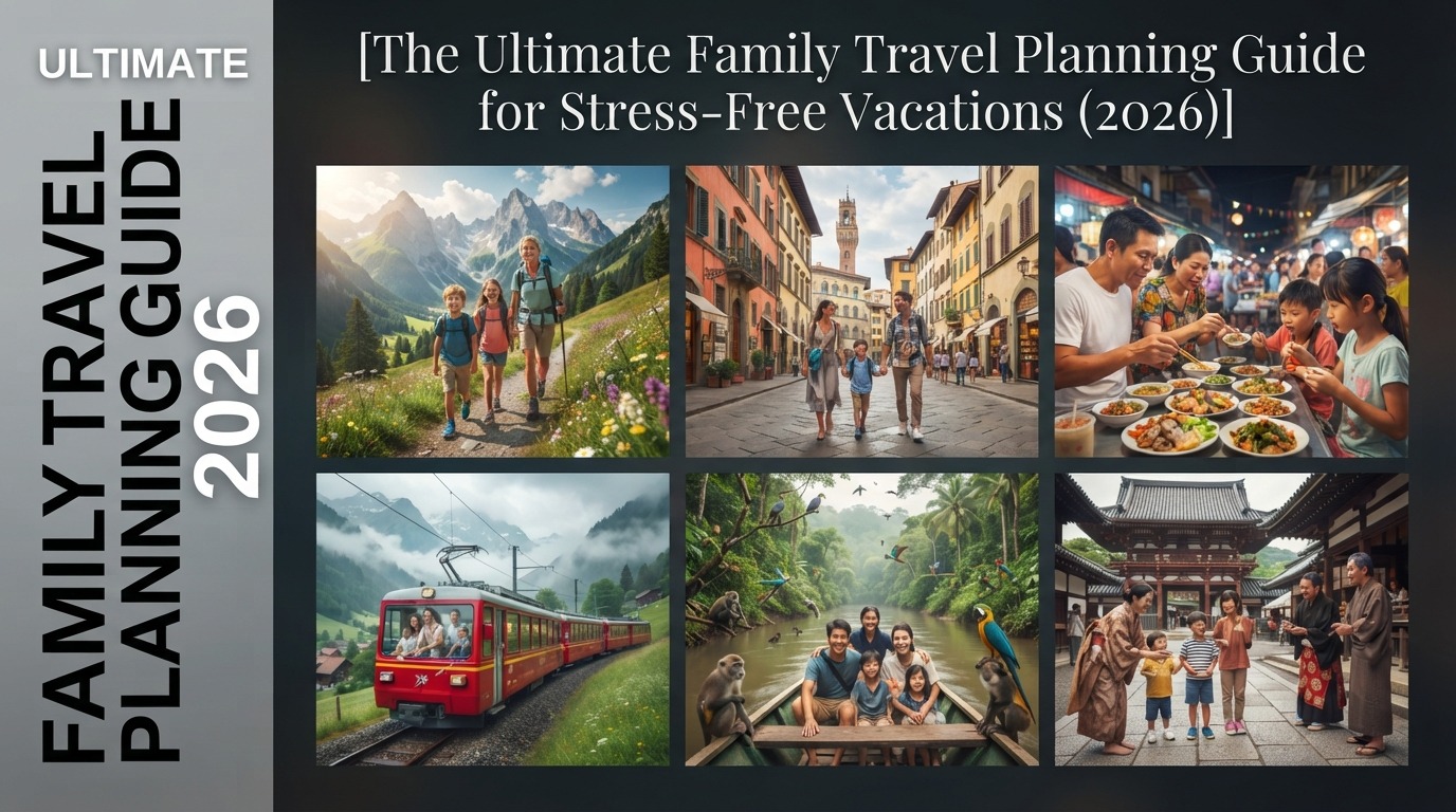 The Ultimate Family Travel Planning Guide for Stress-Free Vacations (2026)