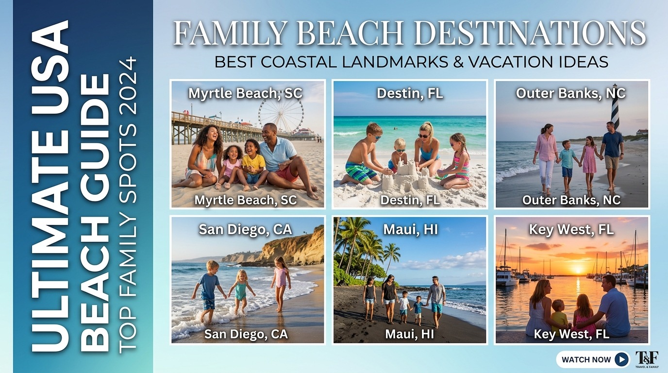 25 Best Family Beach Destinations in the USA for an Unforgettable 2026 Vacation