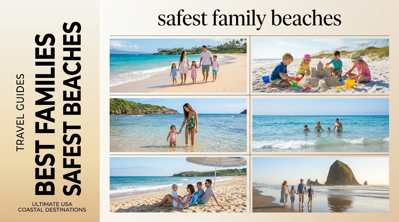 15 Safest Family Beaches in the USA for a Perfect Vacation (2026 Guide)