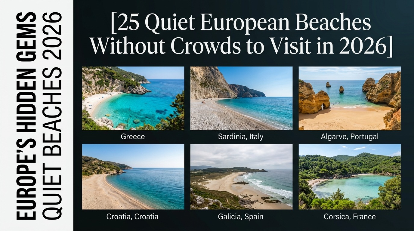 25 Quiet European Beaches Without Crowds to Visit in 2026