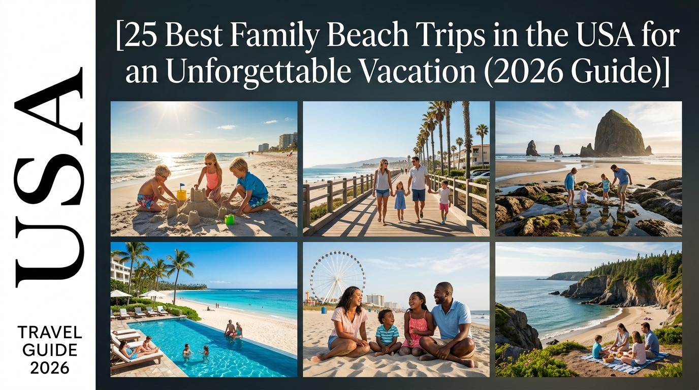 25 Best Family Beach Trips in the USA for an Unforgettable Vacation (2026 Guide)