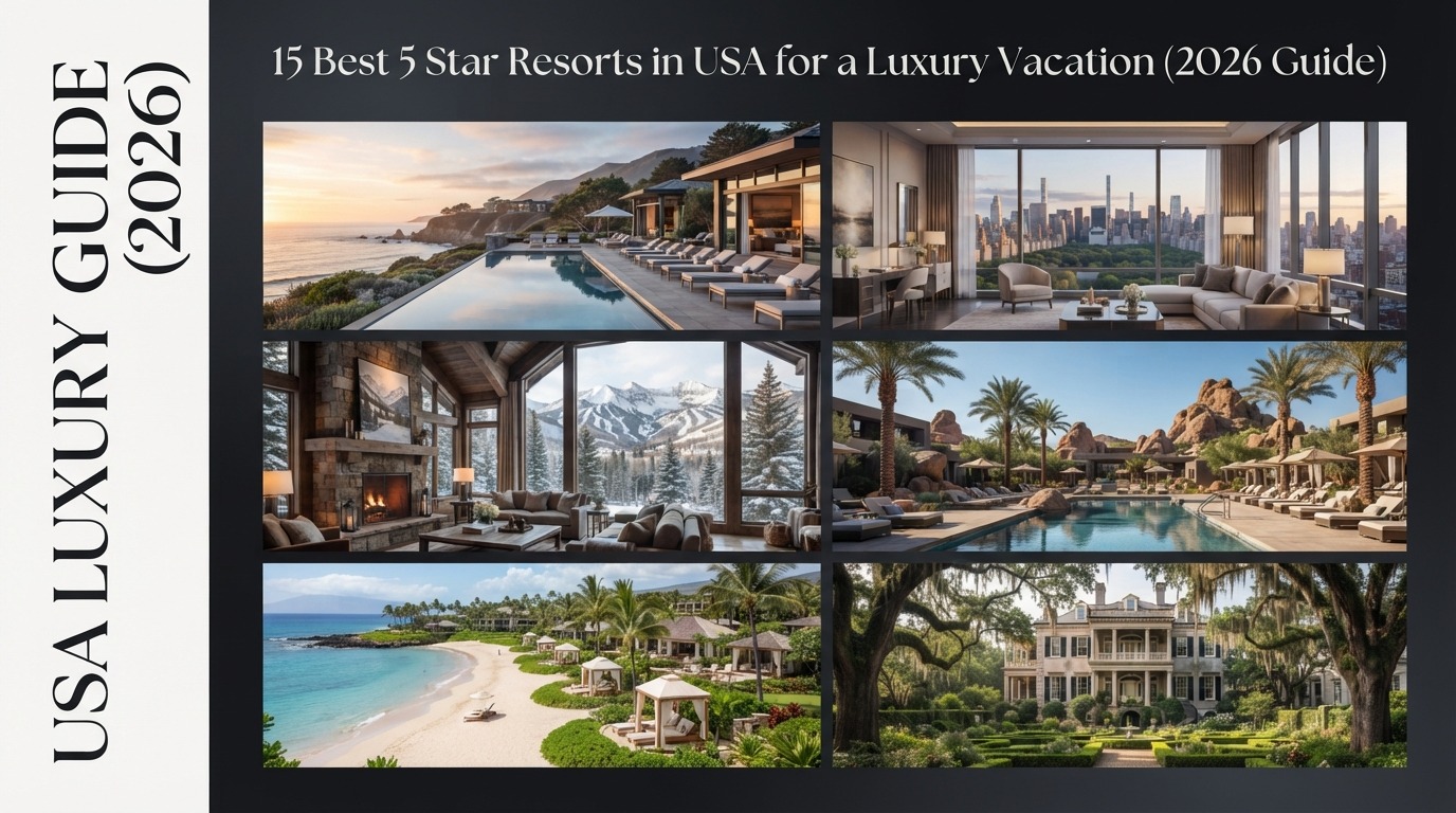 15 Best 5 Star Resorts in USA for a Luxury Vacation (2026 Guide)