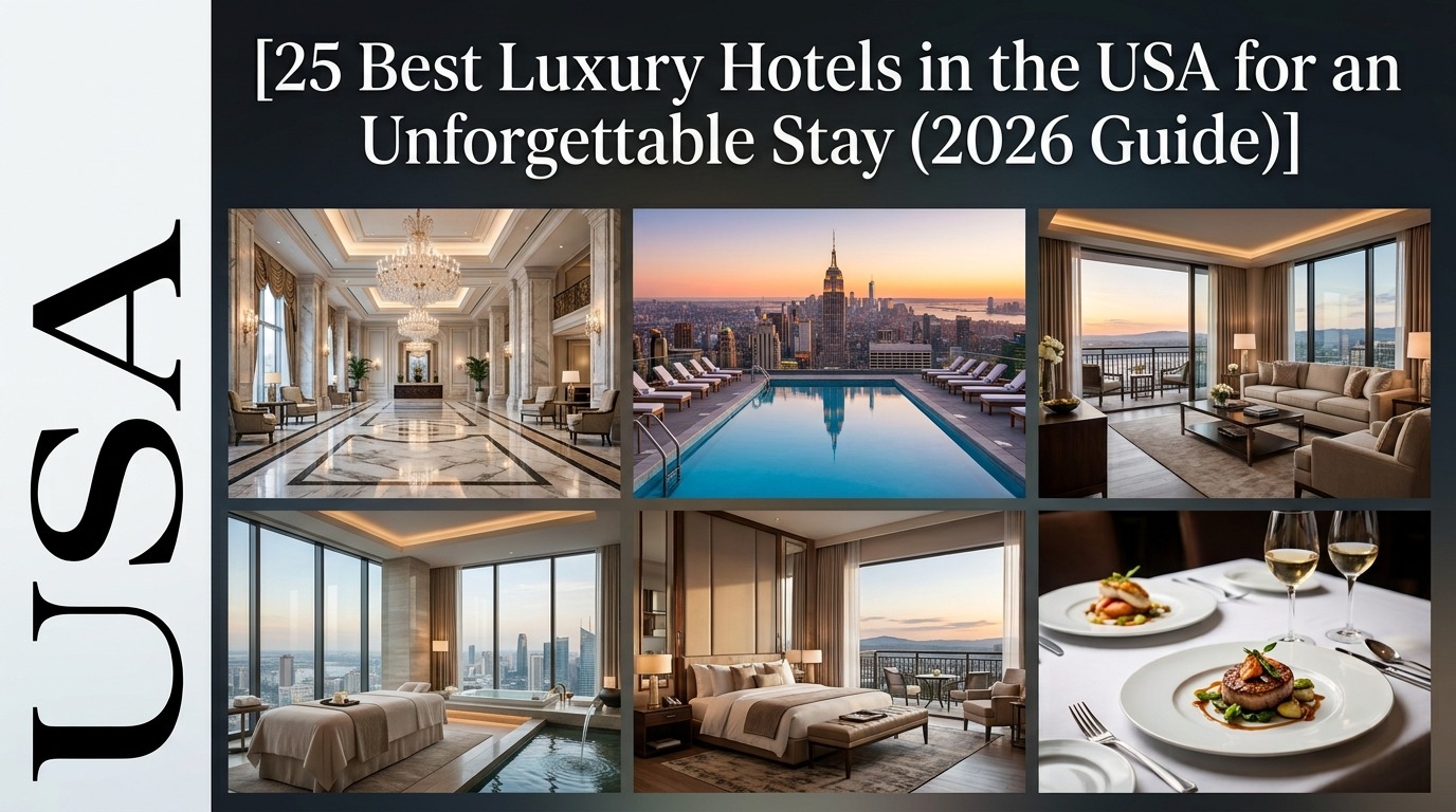 25 Best Luxury Hotels in the USA for an Unforgettable Stay (2026 Guide)