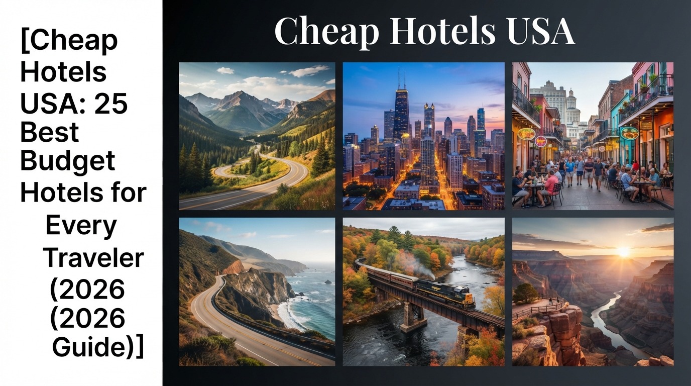 Cheap Hotels USA: 25 Best Budget Hotels for Every Traveler (2026 Guide)
