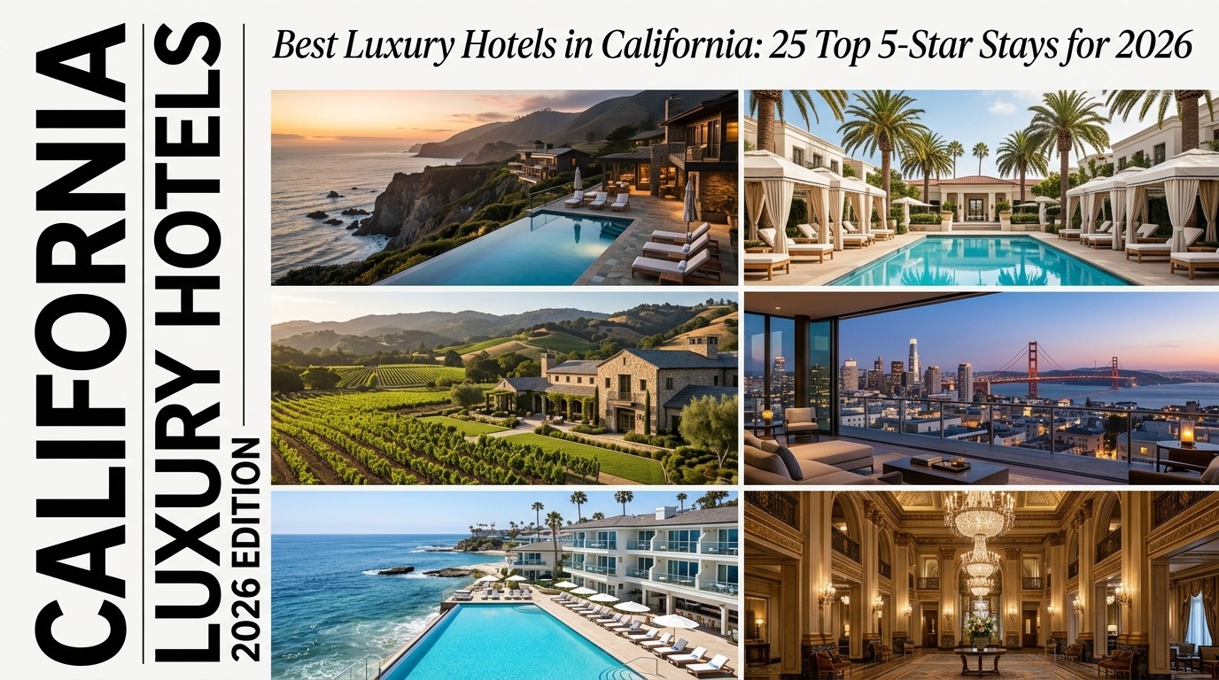 Best Luxury Hotels in California: 25 Top 5-Star Stays for 2026