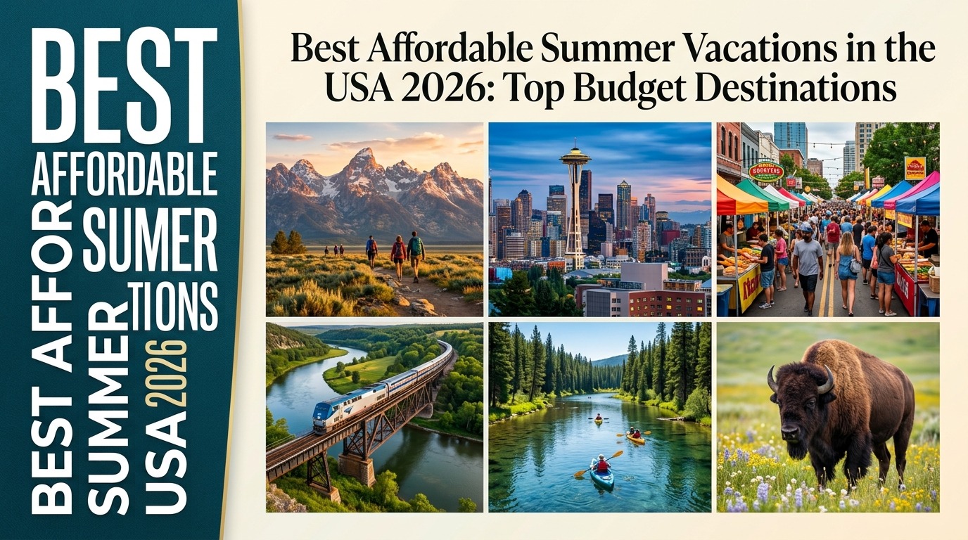 Best Affordable Summer Vacations in the USA 2026: Top Budget Destinations
