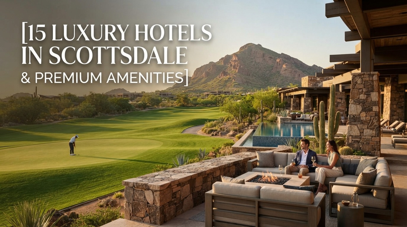 15 Luxury Hotels in Scottsdale with Golf Courses & Premium Amenities