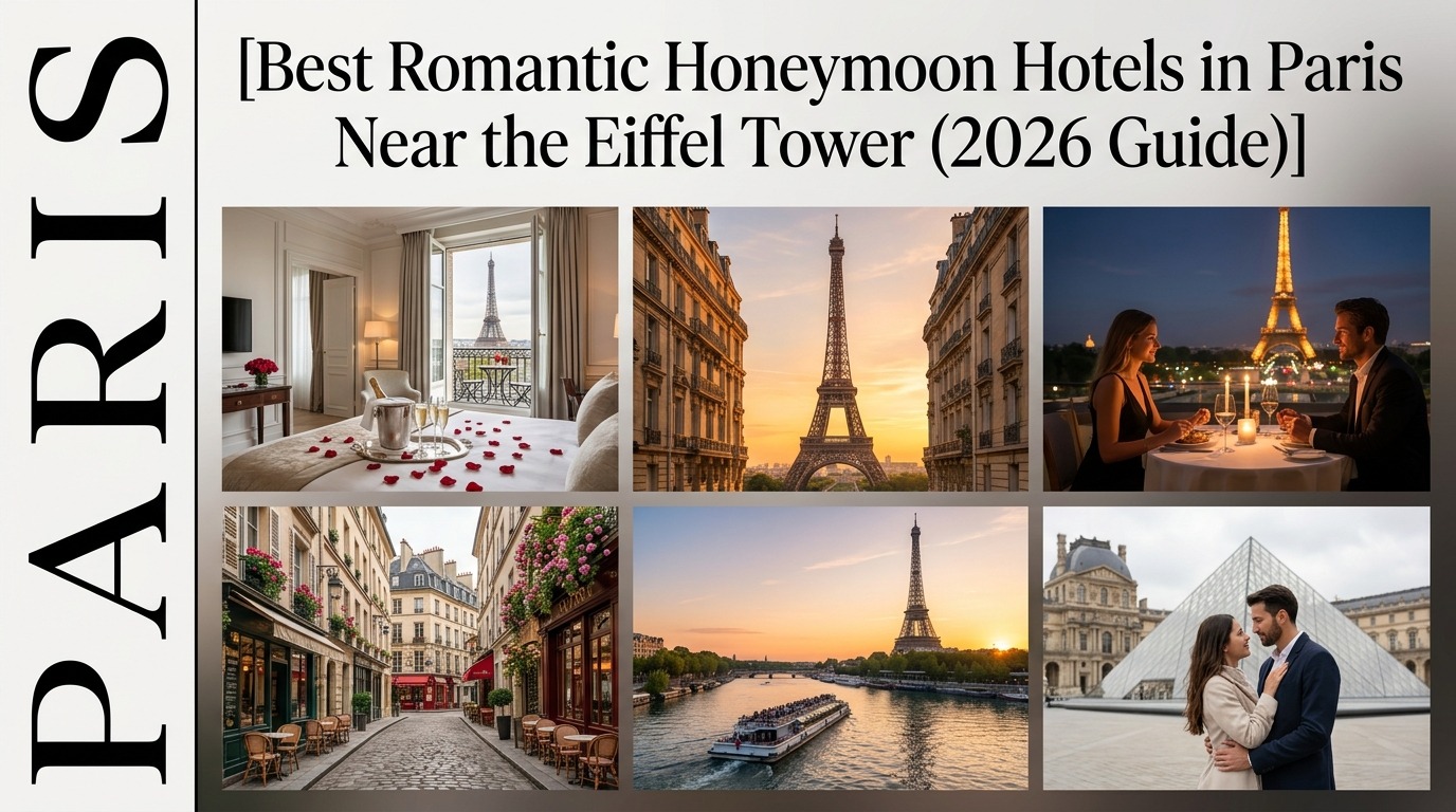 Best Romantic Honeymoon Hotels in Paris Near the Eiffel Tower (2026 Guide)