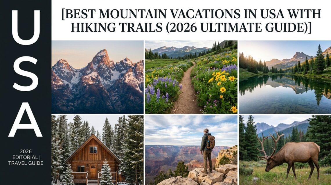 Best Mountain Vacations in USA with Hiking Trails (2026 Ultimate Guide)
