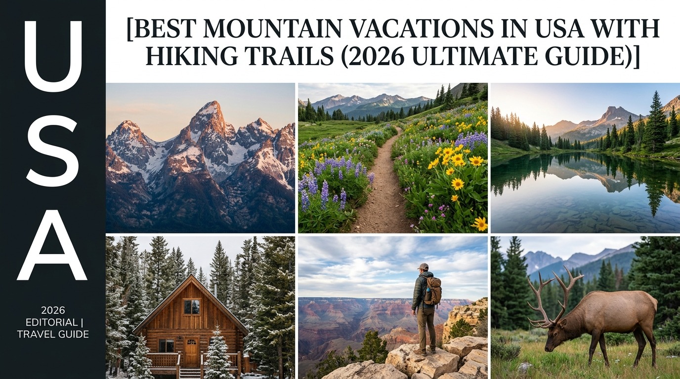 Best Mountain Vacations in USA with Hiking Trails (2026 Ultimate Guide)