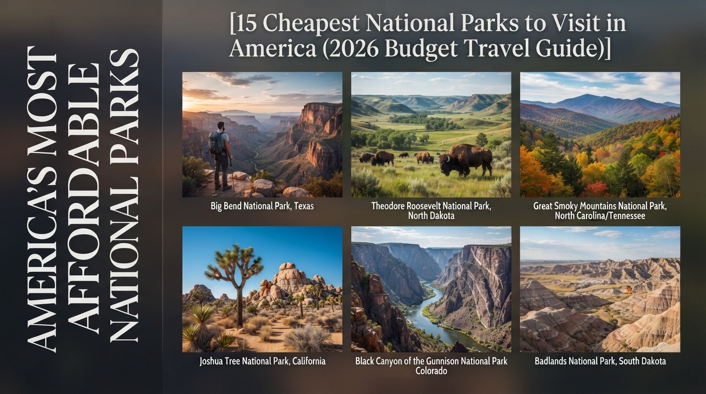 15 Cheapest National Parks to Visit in America (2026 Budget Travel Guide)