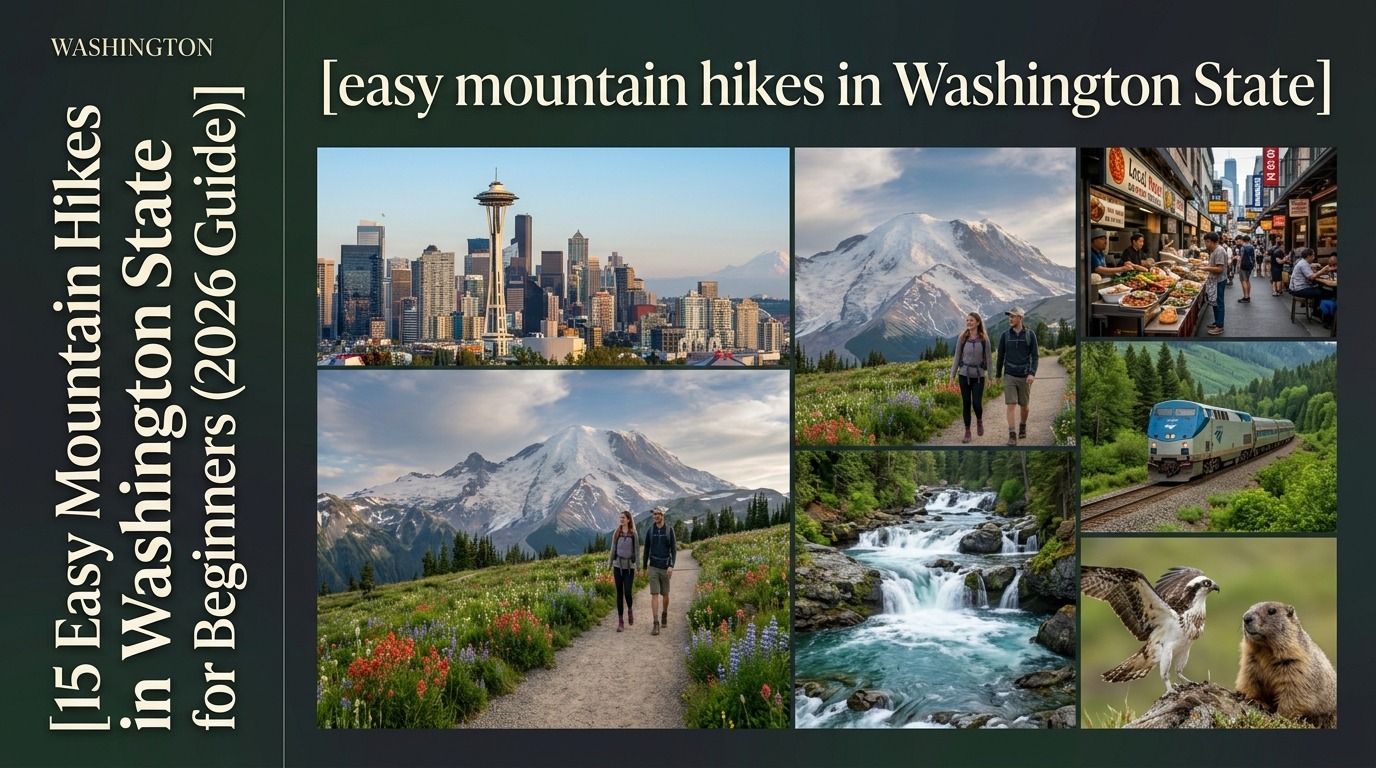 15 Easy Mountain Hikes in Washington State for Beginners (2026 Guide)