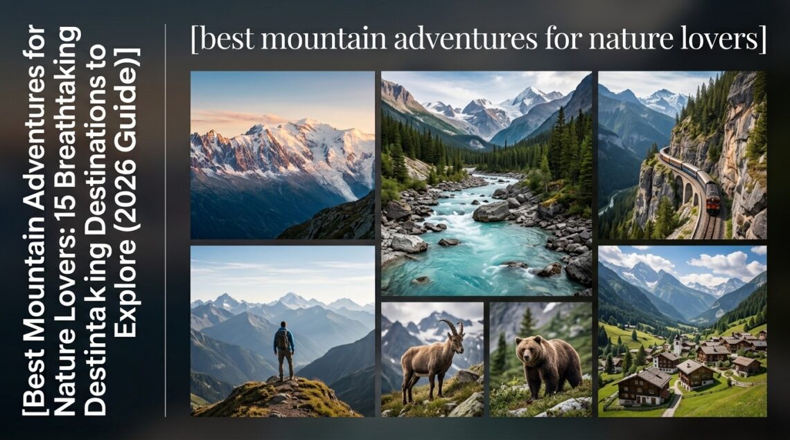 Best Mountain Adventures for Nature Lovers: 15 Breathtaking Destinations to Explore (2026 Guide)