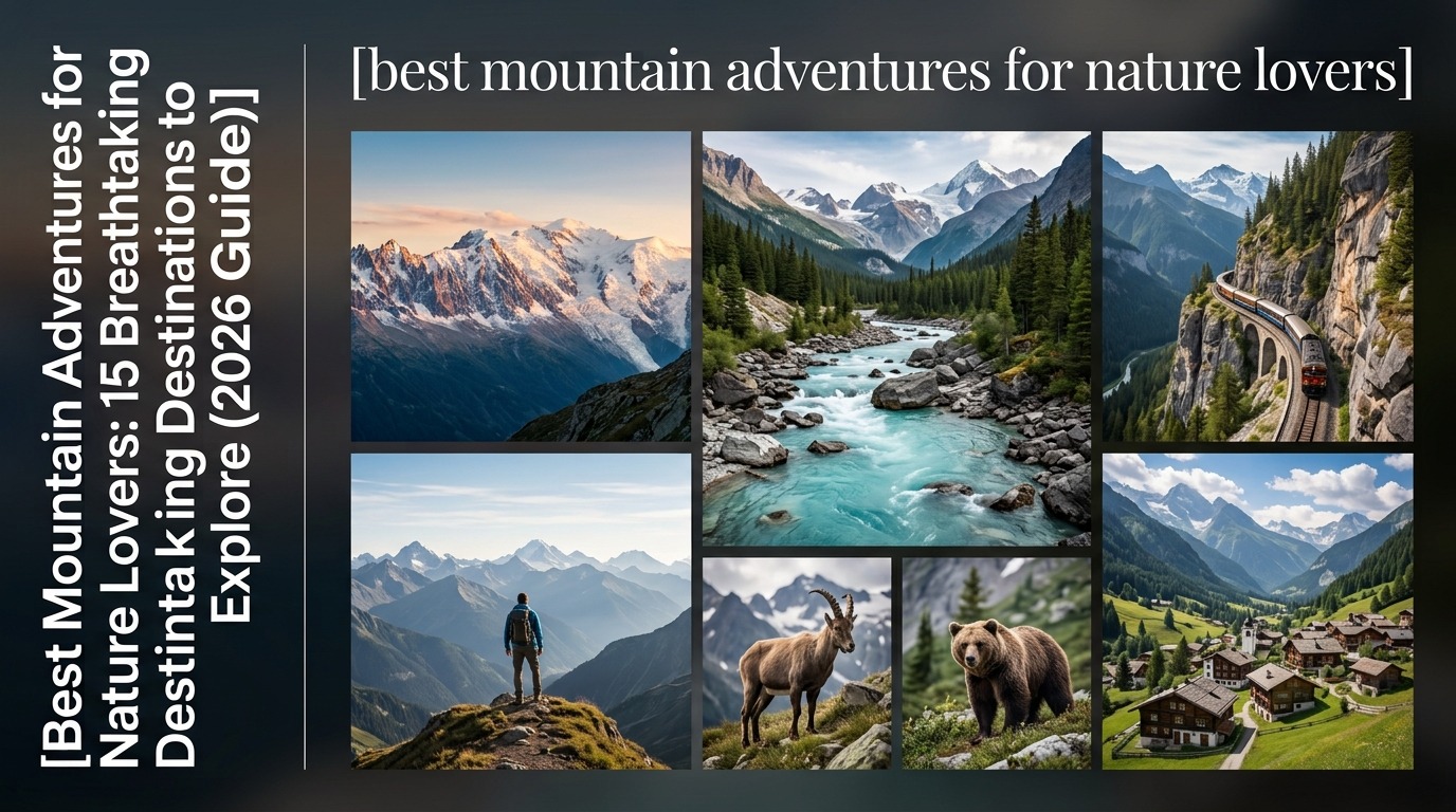 Best Mountain Adventures for Nature Lovers: 15 Breathtaking Destinations to Explore (2026 Guide)