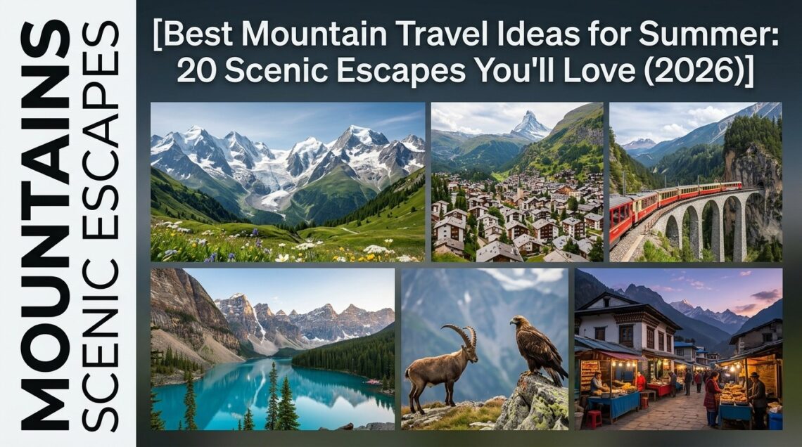Best Mountain Travel Ideas for Summer: 20 Scenic Escapes You'll Love (2026)