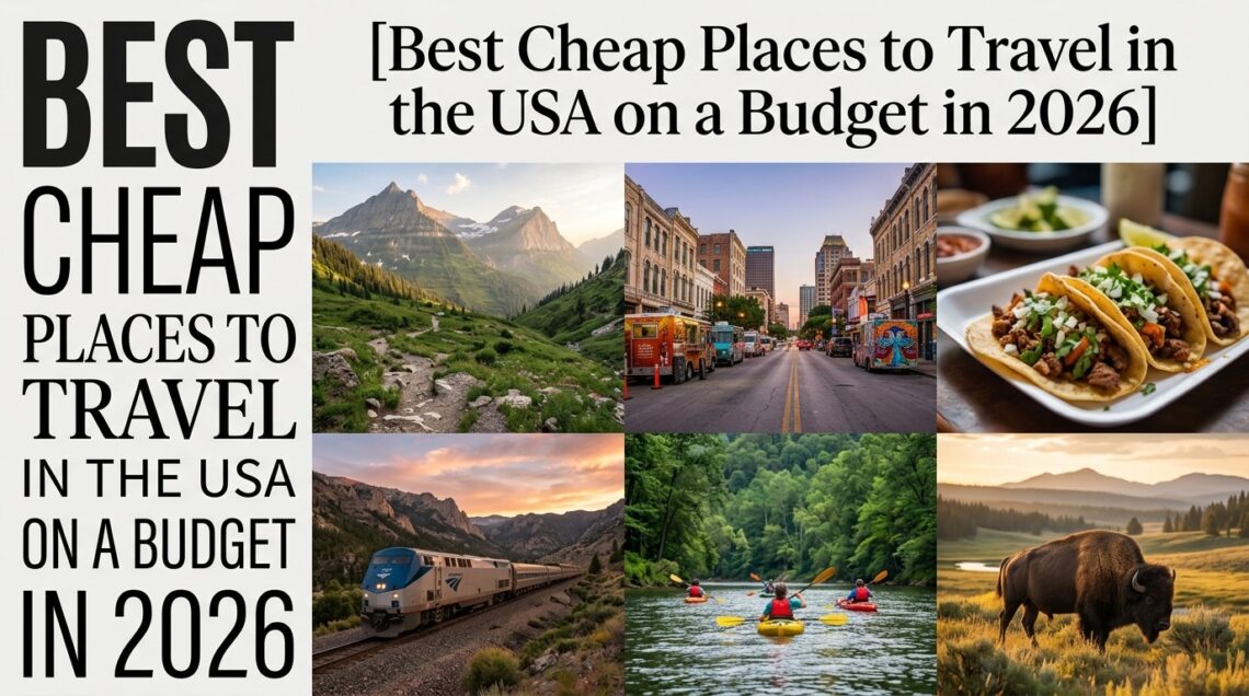 Best Cheap Places to Travel in the USA on a Budget in 2026