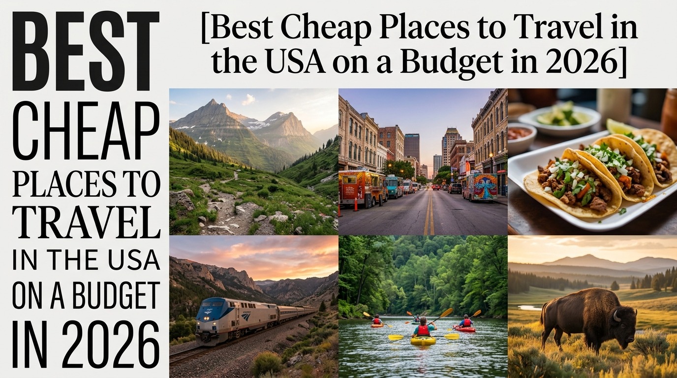 Best Cheap Places to Travel in the USA on a Budget in 2026
