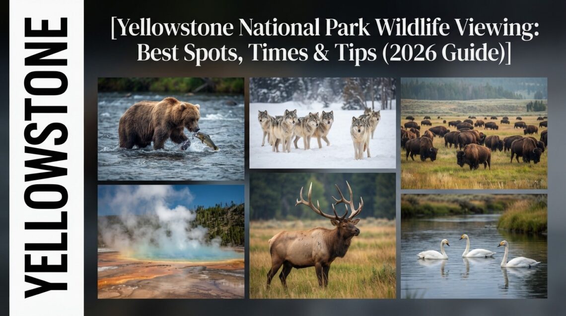 Yellowstone National Park Wildlife Viewing: Best Spots, Times & Tips (2026 Guide)