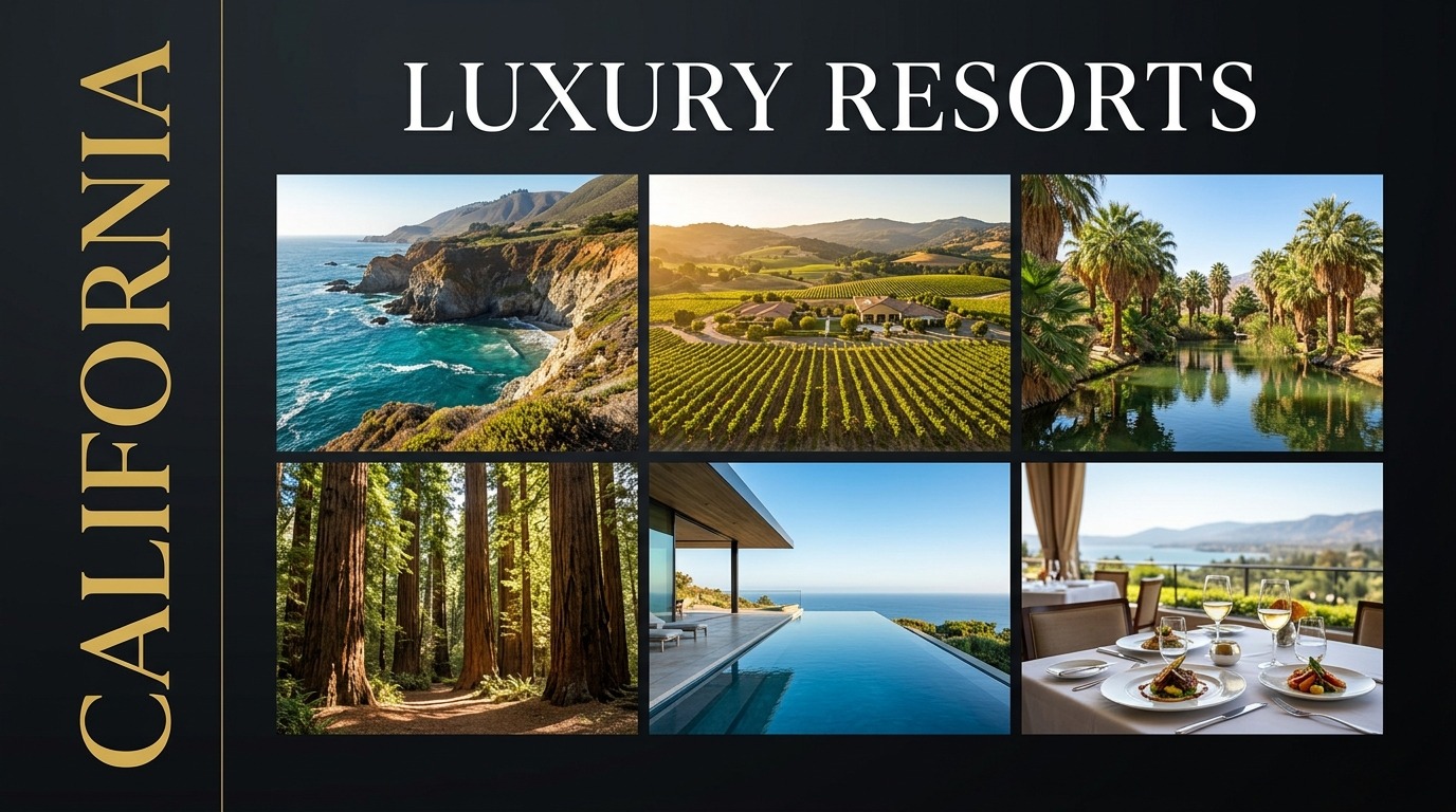 15 Best Luxury Resorts in California for an Unforgettable Stay (2026 Guide) California has always known how to do luxury right. From cliffside infinity pools in Big Sur to palm-shaded pools in Palm Springs, the state offers some of the most memorable resort experiences in the world. If you are searching for the best luxury resorts in California, you are in the right place. This guide covers fifteen standout properties for 2026. Each one brings something different to the table. Some are perfect for a romantic getaway. Others suit families or wellness seekers. Whatever your travel style, California has a resort waiting for you. Let's dive into the best options across the state, from the coast to the desert and everywhere in between. The Ranch at Laguna Beach This oceanfront property blends California cool with genuine hospitality. Guests love the on-site golf course and the farm-to-table dining. Additionally, the wellness center offers everything from yoga to deep-tissue massage. Why It Stands Out The Ranch sits above Aliso Beach, so ocean views come standard in many rooms. Moreover, the property feels intimate despite its full range of amenities. Best For Couples and wellness travelers will feel right at home here. The pace is relaxed, and the service is attentive without being intrusive. Post Ranch Inn, Big Sur Post Ranch Inn is often called one of the best luxury resorts in California, and for good reason. Perched on cliffs 1,200 feet above the Pacific, it delivers views you simply cannot forget. As a result, it consistently ranks among the top romantic escapes in the country. Signature Experiences Guests can join guided nature hikes or stargazing sessions. For instance, the on-site astronomer points out constellations most people never notice at home. Room Options Choose between ocean-view houses, tree houses, or coast houses. Each option comes with a private deck and a wood-burning fireplace. The Resort at Pelican Hill, Newport Coast This Mediterranean-inspired resort spans 504 acres above the Pacific. Consequently, it feels more like a private village than a hotel. The two championship golf courses attract golfers from around the world. Family-Friendly Perks Kids can join the Cove Club for supervised activities. Meanwhile, parents can relax at the resort's circular pool, one of the largest in the world. Dining Highlights The resort features several acclaimed restaurants. Specifically, Pelican Grill and Andrea offer everything from casual bites to fine Italian dining. Rosewood Sand Hill, Menlo Park For business travelers and Silicon Valley visitors, Rosewood Sand Hill is a natural fit. It combines contemporary architecture with lush gardens. Furthermore, the spa is one of the most tranquil in Northern California. Rooms and Suites Each room includes a private balcony or terrace. In addition, floor-to-ceiling windows bring the outdoors inside. Nearby Attractions Stanford University sits just minutes away. Similarly, Silicon Valley's tech campuses are an easy drive from the property. Auberge du Soleil, Napa Valley Wine lovers rarely leave disappointed after a stay at Auberge du Soleil. The hillside setting overlooks vineyards and olive groves. Therefore, nearly every room offers a scenic valley view. Wine Country Access The resort sits close to dozens of renowned wineries. As a result, guests can arrange private tastings within minutes of check-out. The Spa Experience The spa uses local ingredients like grapeseed and lavender. Additionally, outdoor treatment rooms let guests enjoy fresh air during their massage. Montage Laguna Beach Montage Laguna Beach sits on a bluff overlooking the Pacific Ocean. The Craftsman-style architecture gives it a classic California feel. Meanwhile, the oceanfront pool and private beach access keep guests entertained all day. Water Activities Guests can try paddleboarding, surfing lessons, or simply relax on the sand. For example, the resort's beach concierge sets up equipment rentals on request. Dining and Nightlife Studio Restaurant offers award-winning coastal cuisine. On the other hand, the Lobby Lounge is perfect for evening cocktails with a view. Ojai Valley Inn Tucked into the mountains, Ojai Valley Inn offers a quieter kind of luxury. The resort spans 220 acres of golf courses, gardens, and orchards. Consequently, it feels worlds away from the busy coastline. Wellness Focus The Spa Ojai is known for its art studio and labyrinth walk. Similarly, the resort hosts regular yoga and meditation classes. Golf and Recreation The 18-hole championship golf course has hosted major tournaments. In addition, guests can enjoy tennis, pickleball, and horseback riding nearby. The Peninsula Beverly Hills For those who want to stay in the heart of Los Angeles, The Peninsula Beverly Hills delivers old Hollywood glamour. The rooftop pool offers sweeping city views. Furthermore, the location puts Rodeo Drive within walking distance. Rooms and Amenities Suites feature marble bathrooms and plush furnishings. Meanwhile, in-room technology keeps things modern and convenient. City Access Beverly Hills shopping and dining sit just outside the door. Similarly, Hollywood and West Hollywood are a short drive away. Alila Marea Beach Resort, Encinitas This modern, adults-friendly resort sits directly on the bluffs of Encinitas. The design feels fresh and minimalist. As a result, it attracts travelers who want a contemporary take on beachfront luxury. Ocean Views Nearly every room offers a partial or full ocean view. For instance, the rooftop pool deck is one of the best sunset spots in San Diego County. Dining Options Solace and the Moonlight Lounge serve coastal Californian cuisine. Additionally, the poolside bar keeps drinks flowing throughout the day. Four Seasons Resort The Biltmore Santa Barbara This historic property has hosted celebrities and dignitaries for decades. The Spanish Colonial architecture gives it timeless appeal. Moreover, the beachfront setting makes it one of the best luxury resorts in California for a classic getaway. Historic Charm The property dates back to 1927 and retains much of its original character. Nevertheless, modern renovations keep the amenities current. Beach and Pool Guests enjoy direct beach access and two outdoor pools. In addition, cabanas are available for a more private experience. Solage, Calistoga Solage brings a laid-back, bike-friendly vibe to wine country luxury. The resort's design uses reclaimed wood and natural materials throughout. Consequently, it feels relaxed rather than formal. Mud Baths and Spa Calistoga is famous for its natural mineral springs. Specifically, Solage's spa offers volcanic ash mud baths unique to the region. Bike-Friendly Layout Every guest room includes a complimentary bicycle. Therefore, exploring the resort grounds and nearby vineyards is easy and fun. Terranea Resort, Rancho Palos Verdes Terranea sits on 102 oceanfront acres along the Palos Verdes Peninsula. The resort offers whale-watching tours right from its shoreline. Furthermore, its size means there is always something new to explore. Family Activities Kids can join Adventure Camp for hiking and marine biology lessons. Meanwhile, adults can enjoy the Sea Beans coffee bar or the spa. Golf and Outdoor Recreation The nine-hole, par-three golf course overlooks the ocean. Similarly, guests can rent bikes to explore the coastal trails. La Quinta Resort & Club, Palm Springs Area This historic desert resort has attracted celebrities since the 1920s. Spanish-style casitas are spread across lush, flower-filled grounds. As a result, La Quinta offers a distinctly different feel from coastal California resorts. Golf Courses The resort features five championship golf courses. In addition, several have hosted PGA Tour events over the years. Desert Scenery Guests enjoy mountain views and warm, sunny weather most of the year. Therefore, it makes an excellent winter escape from colder climates. FAQs What are the best luxury resorts in California for a honeymoon? Post Ranch Inn, Auberge du Soleil, and Montage Laguna Beach are excellent choices. Each offers privacy, stunning views, and romantic dining options. Which California luxury resort is best for families? Terranea Resort and The Resort at Pelican Hill both offer excellent kids' programs. Additionally, both properties have spacious grounds and multiple pools. Are luxury resorts in California expensive year-round? Rates vary by season and location. Generally, summer and holiday periods are the most expensive, while shoulder seasons offer better value. What is the best luxury resort near wine country? Auberge du Soleil and Solage in Calistoga are top choices. Both sit close to renowned Napa Valley wineries. Do California luxury resorts offer all-inclusive packages? Most resorts are not fully all-inclusive. However, many offer dining, spa, or activity packages that bundle costs together. Which resort is best for golf lovers? La Quinta Resort and Pelican Hill both offer championship-level golf courses. Furthermore, both have hosted professional tournaments. Is Big Sur or Napa Valley better for a romantic getaway? Both are excellent, but they offer different experiences. Big Sur provides dramatic coastal views, while Napa Valley offers vineyard scenery and wine tastings. Conclusion California offers an incredible range of luxury resorts, from cliffside retreats to desert oases. Whether you want romance, family fun, or a wine country escape, the best luxury resorts in California have something for everyone. Ultimately, the right choice depends on your travel style and the experience you want most. Ready to plan your next escape? Start browsing availability at your favorite pick from this list, and treat yourself to the California getaway you deserve. Meta Description: Discover the best luxury resorts in California for 2026. From coastal escapes to desert retreats, find your perfect unforgettable stay.
