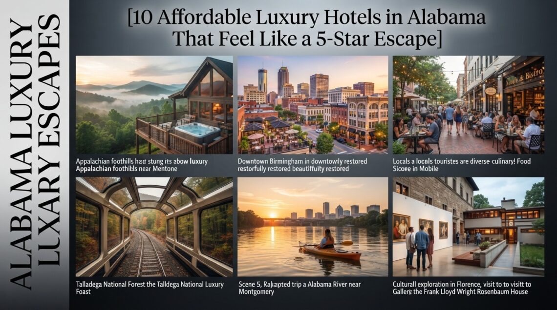 10 Affordable Luxury Hotels in Alabama That Feel Like a 5-Star Escape