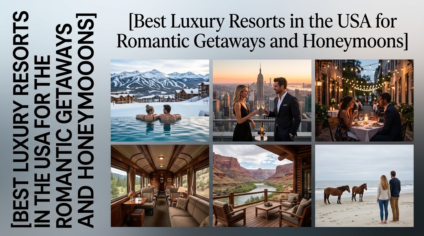 Best Luxury Resorts in the USA for Romantic Getaways and Honeymoons