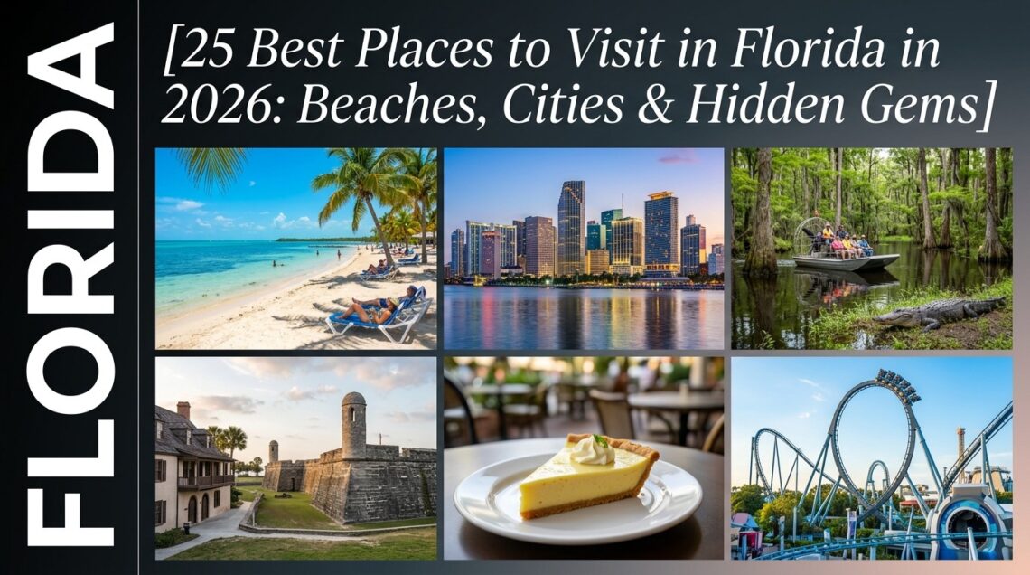25 Best Places to Visit in Florida in 2026: Beaches, Cities & Hidden Gems