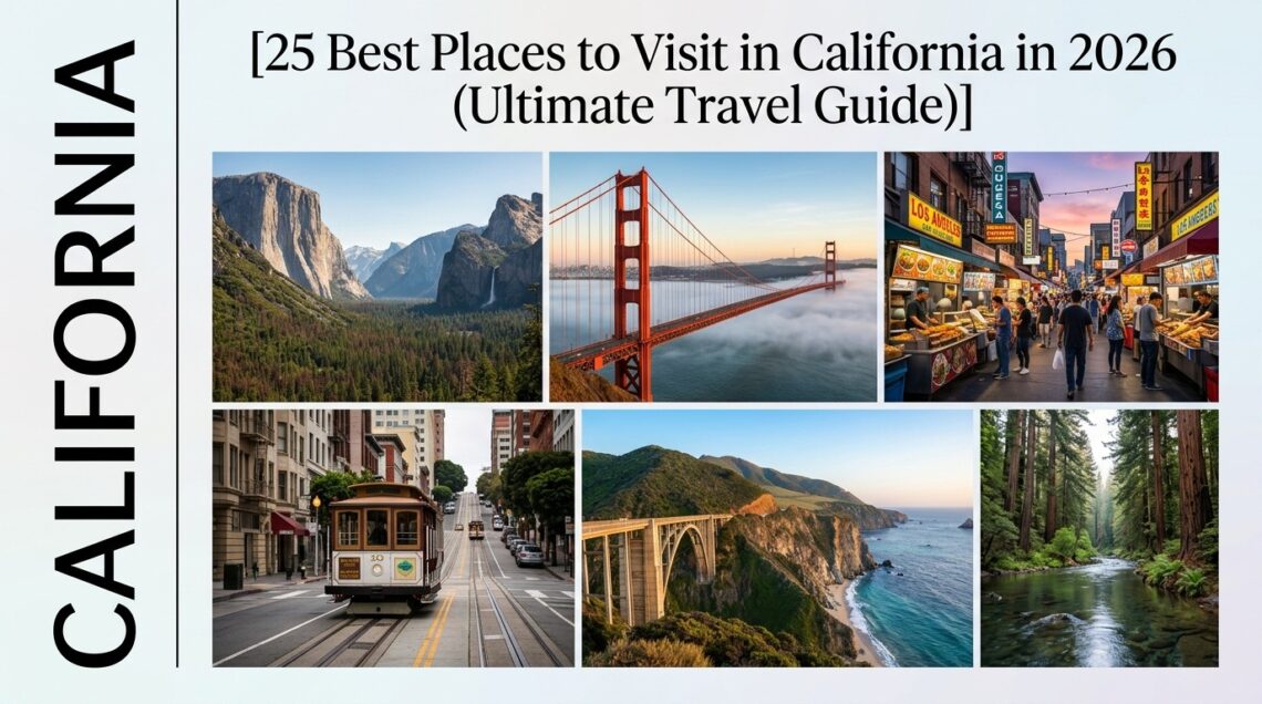 25 Best Places to Visit in California in 2026 (Ultimate Travel Guide)