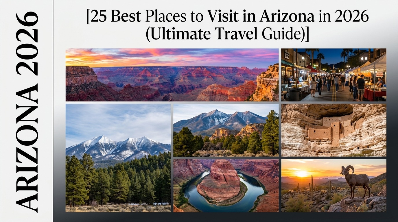 25 Best Places to Visit in Arizona in 2026 (Ultimate Travel Guide)