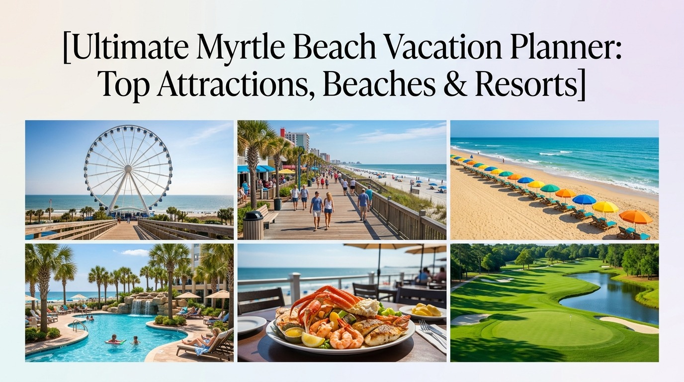 Ultimate Myrtle Beach Vacation Planner: Top Attractions, Beaches & Resorts