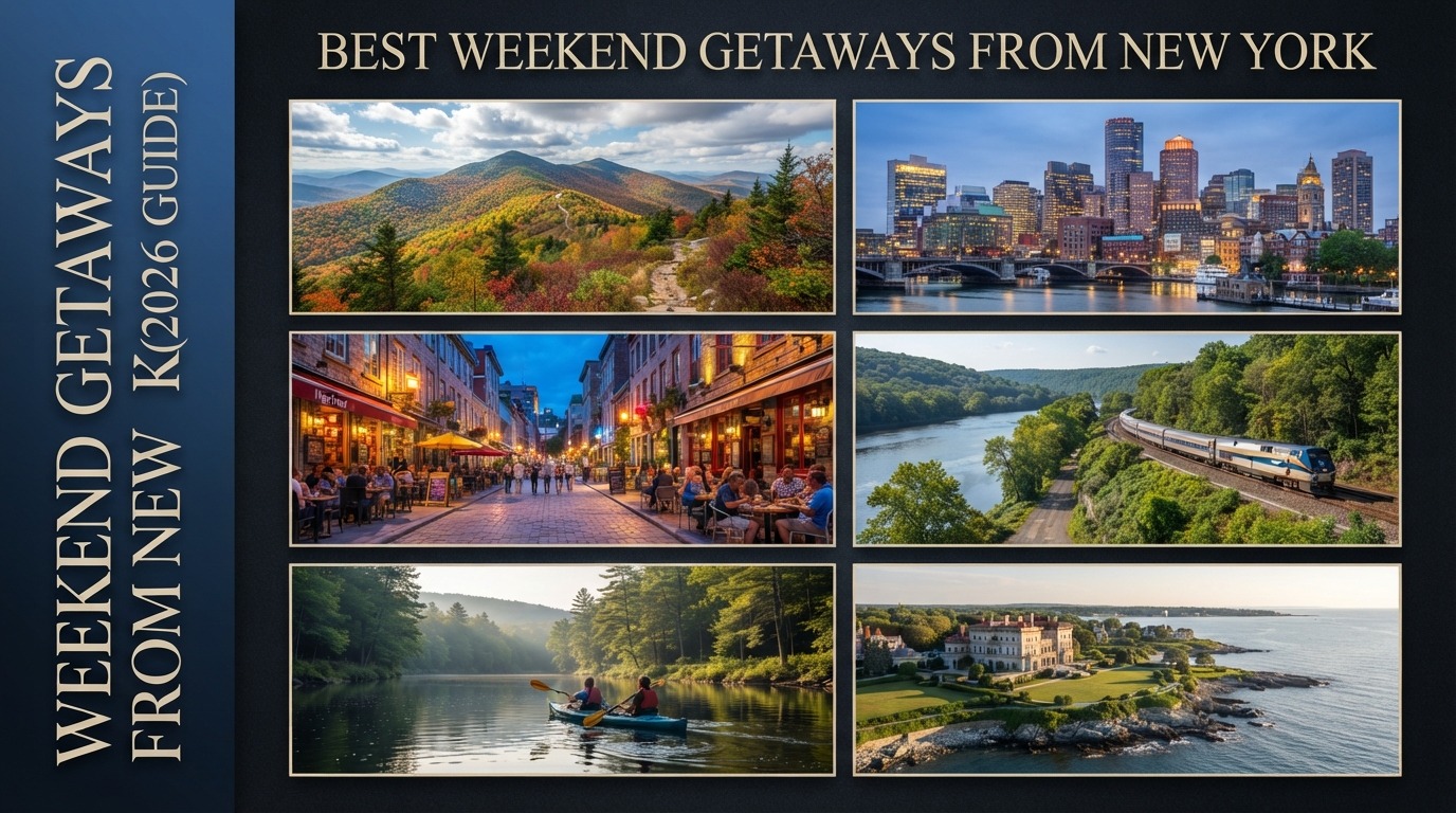 Best Weekend Getaways from New York for Every Type of Traveler (2026 Guide)