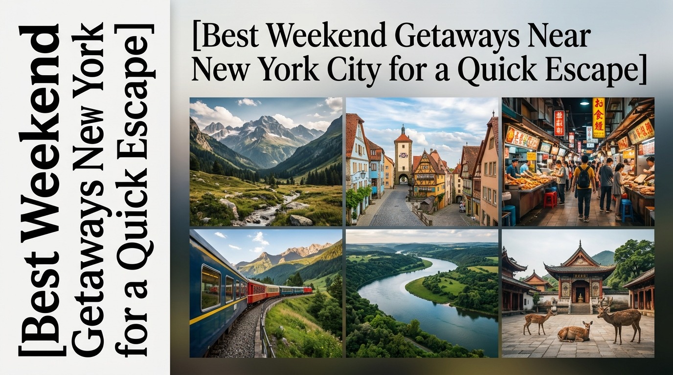 Best Weekend Getaways Near New York City for a Quick Escape