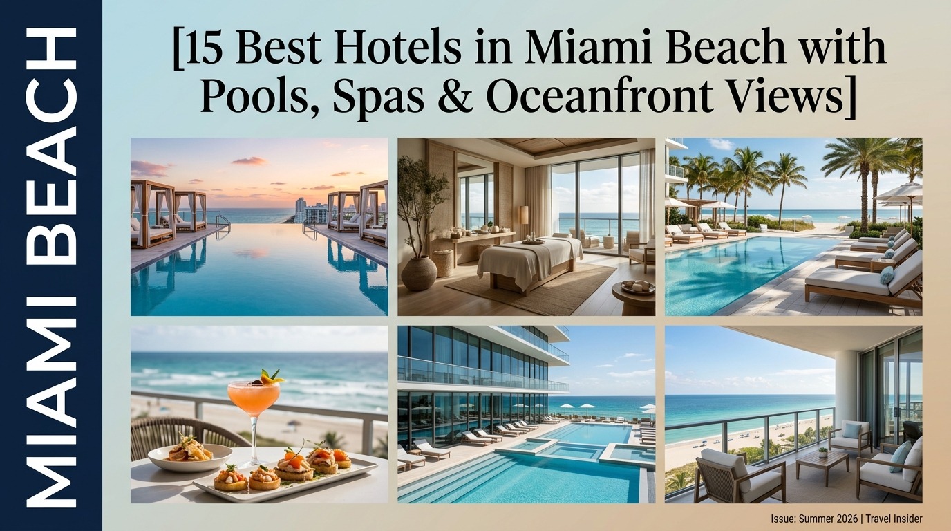 15 Best Hotels in Miami Beach with Pools, Spas & Oceanfront Views