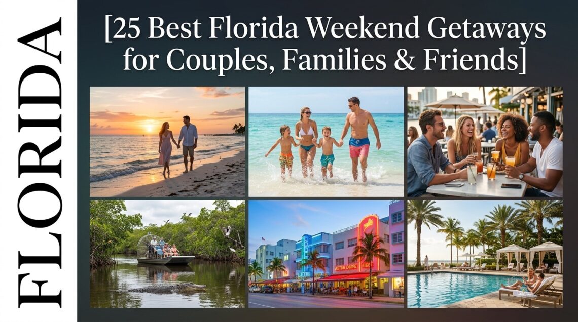 25 Best Florida Weekend Getaways for Couples, Families & Friends