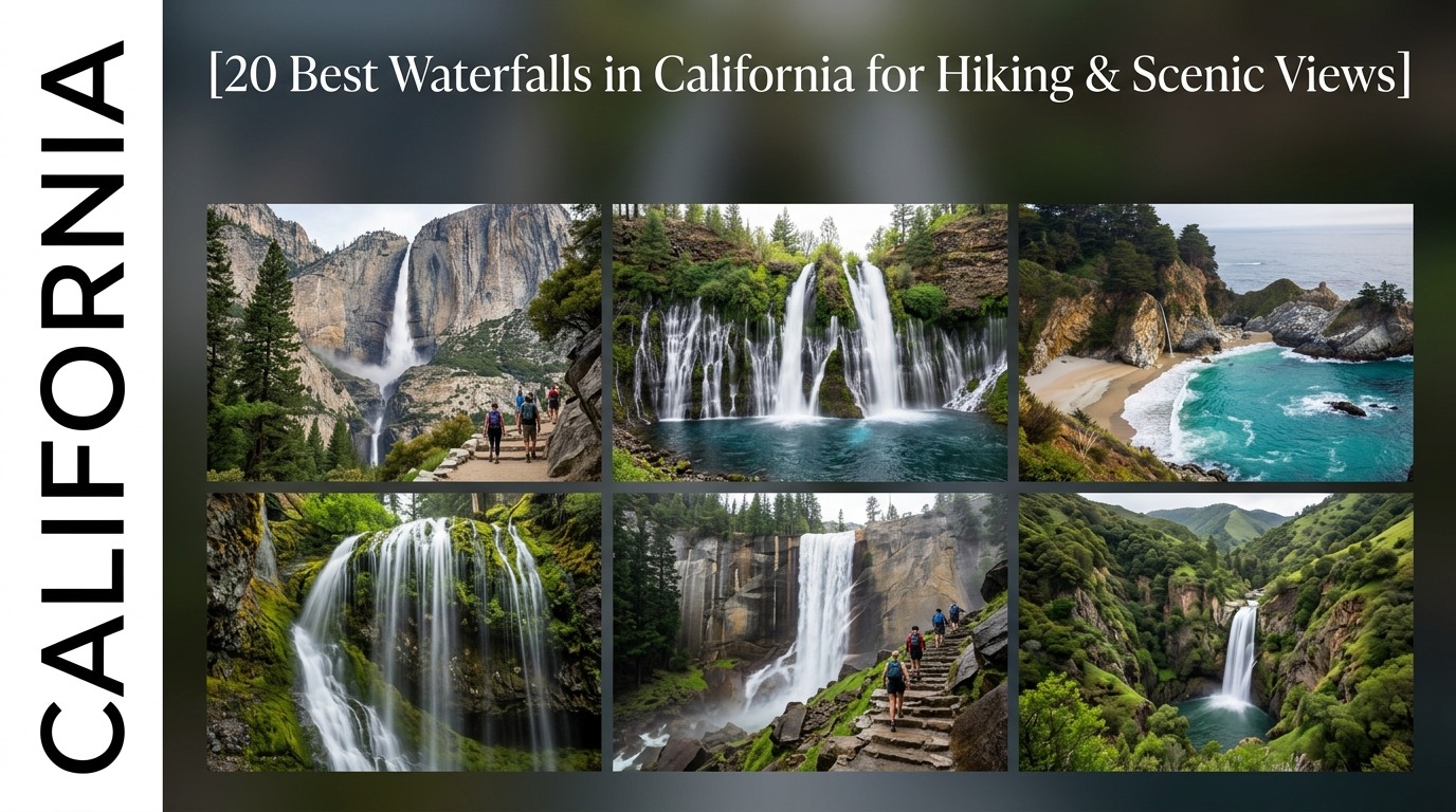 20 Best Waterfalls in California for Hiking & Scenic Views