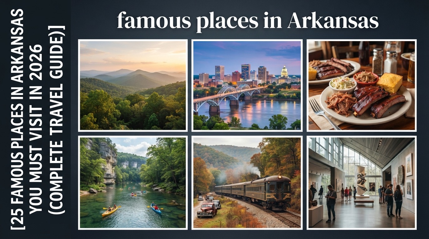 25 Famous Places in Arkansas You Must Visit in 2026 (Complete Travel Guide)