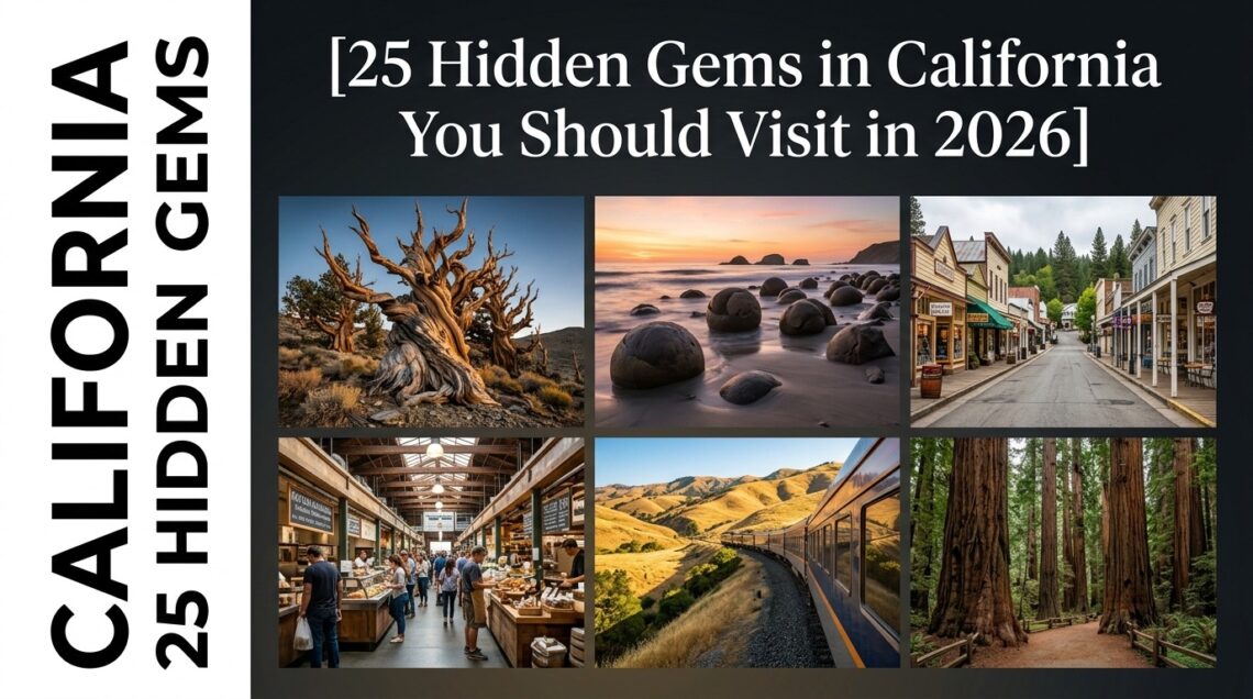 25 Hidden Gems in California You Should Visit in 2026