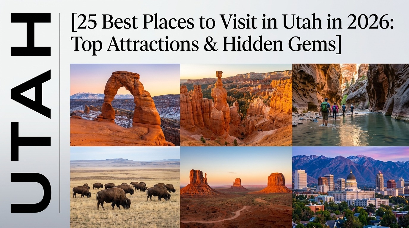 25 Best Places to Visit in Utah in 2026: Top Attractions & Hidden Gems