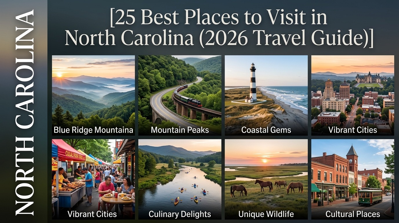 25 Best Places to Visit in North Carolina (2026 Travel Guide)