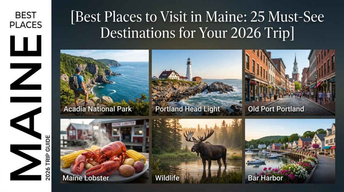 Best Places to Visit in Maine: 25 Must-See Destinations for Your 2026 Trip