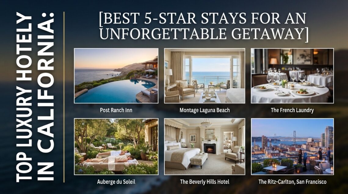 Top Luxury Hotels in California: Best 5-Star Stays for an Unforgettable Getaway